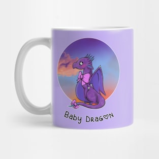 Sunset Baby Dragon Mug